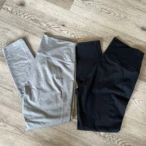 Fabletics Leggings Duo in Gray and Black